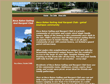 Tablet Screenshot of bocaratonsailinghomes.com